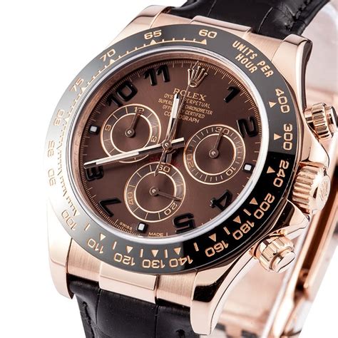 rolex rose gold daytona leather strap price|Rolex daytona oysterflex rose gold.